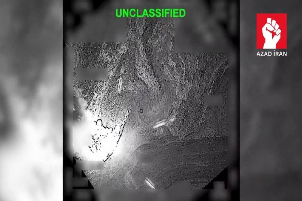 CENTCOM показал спутниковые кадры ударов США по объектам в Иране-ФОТО 