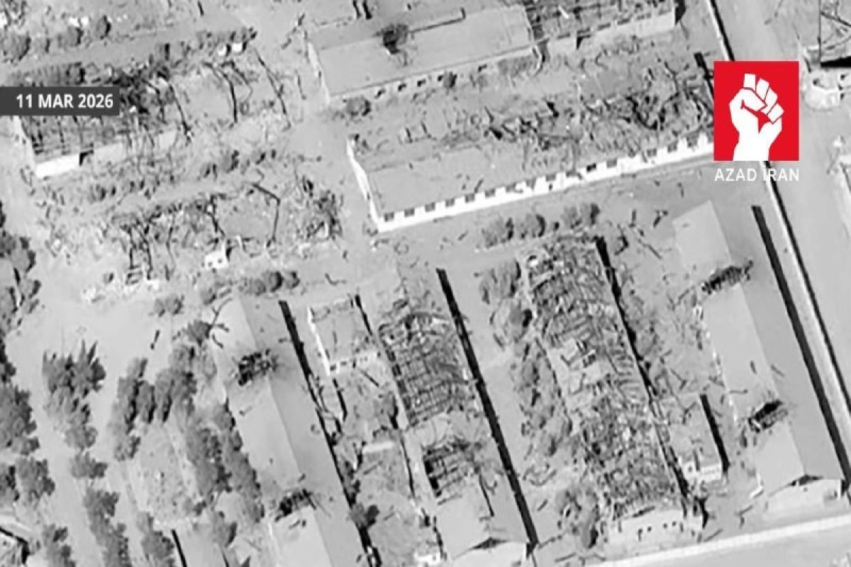 CENTCOM показал спутниковые кадры ударов США по объектам в Иране-ФОТО 