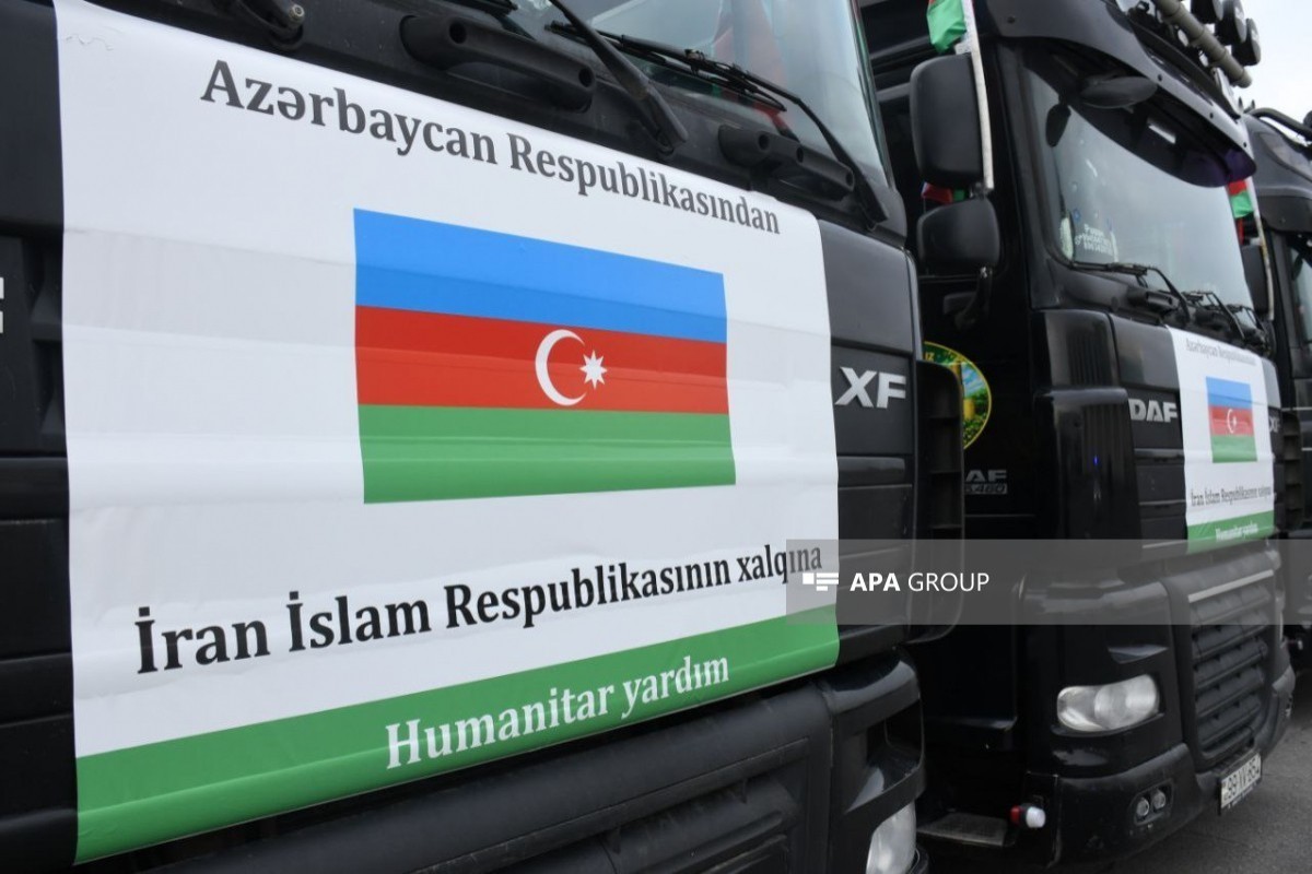 Азербайджан отправил в Иран очередную гуманитарную помощь-ОБНОВЛЕНО 