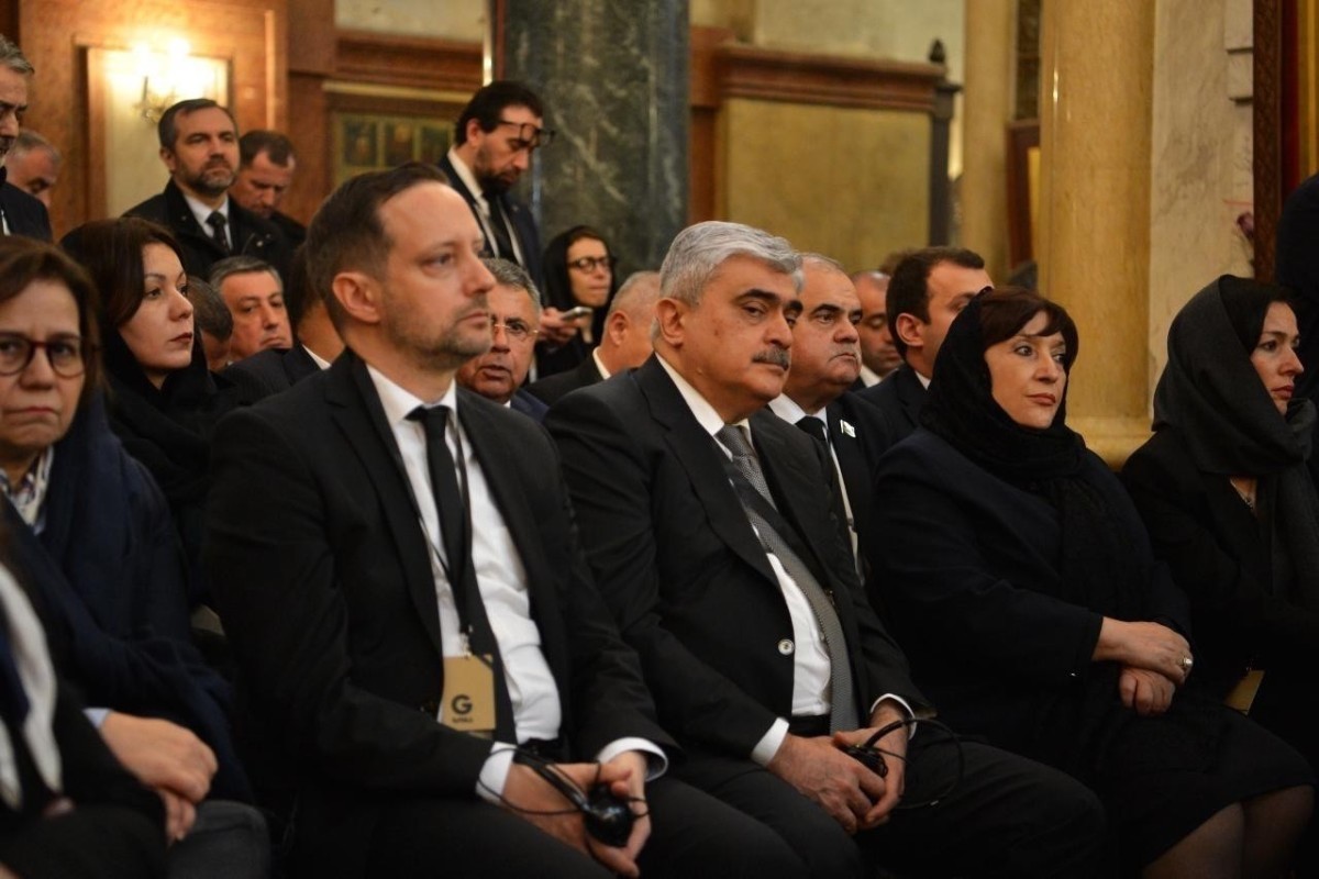 Состоялись похороны Илии II, в церемонии приняла участие Сахиба Гафарова-ФОТО 