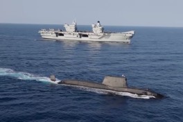 Британская атомная подводная лодка размещена в Аравийском море
