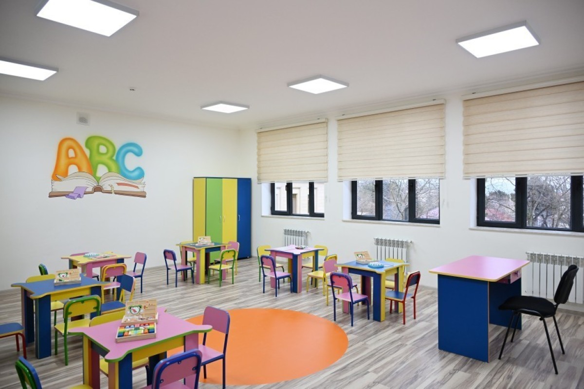 Ильхам Алиев принял участие в открытии современного лицея в Шамахе-ФОТО 