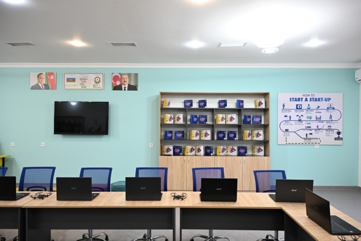 Ильхам Алиев принял участие в открытии современного лицея в Шамахе-ФОТО 