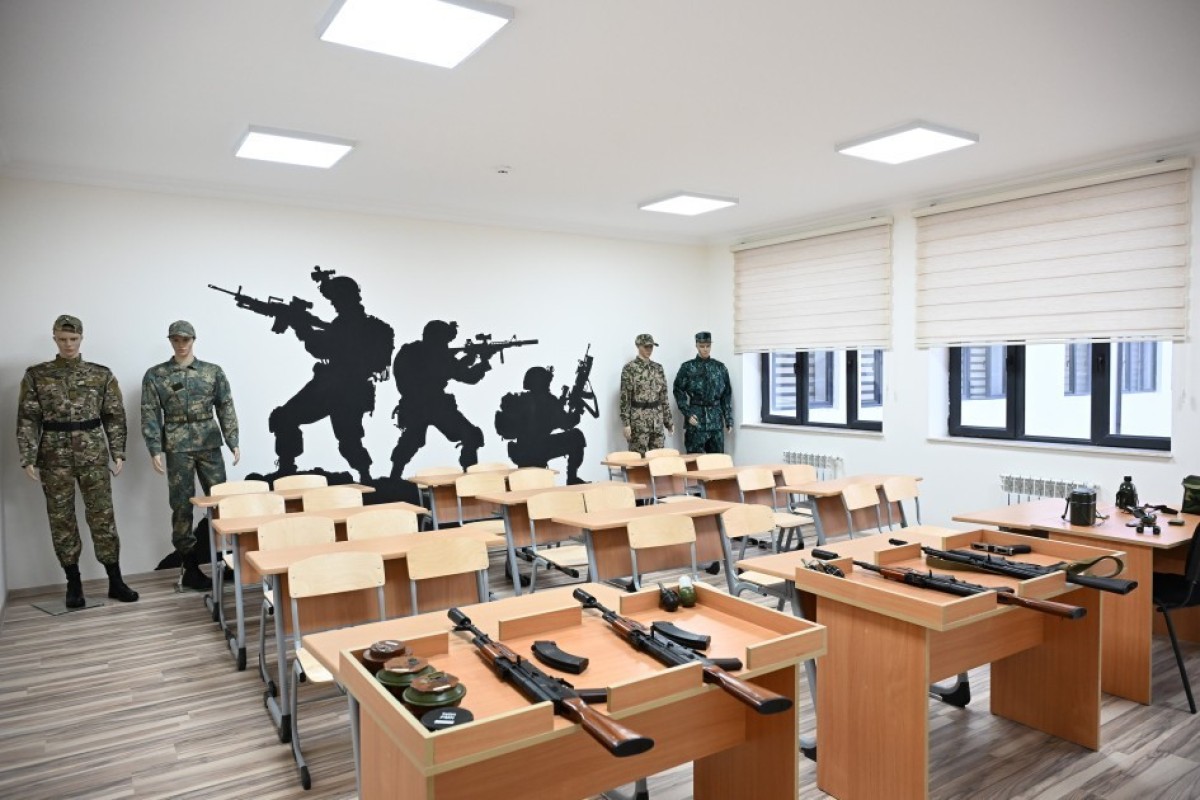 Ильхам Алиев принял участие в открытии современного лицея в Шамахе-ФОТО 