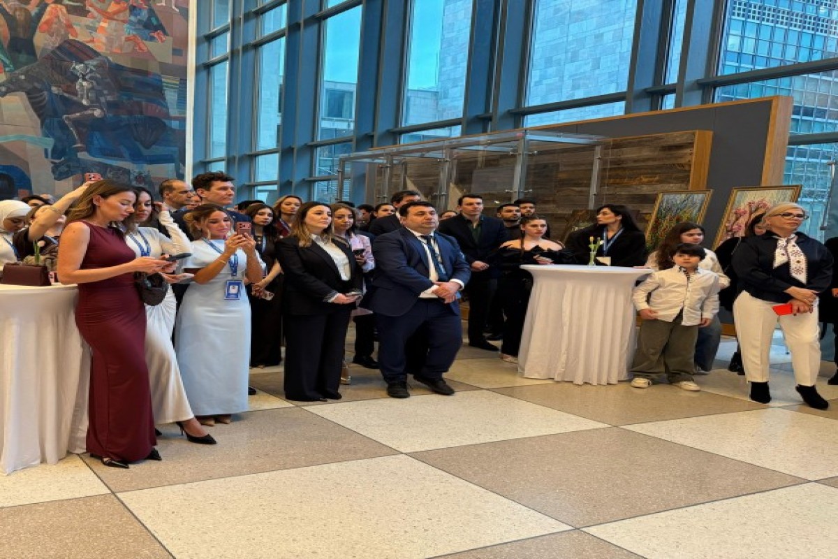 В ООН открылась выставка азербайджанских художников