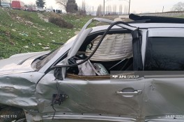 Смертельное ДТП в Товузе: Mercedes сорвался в овраг-ФОТО 