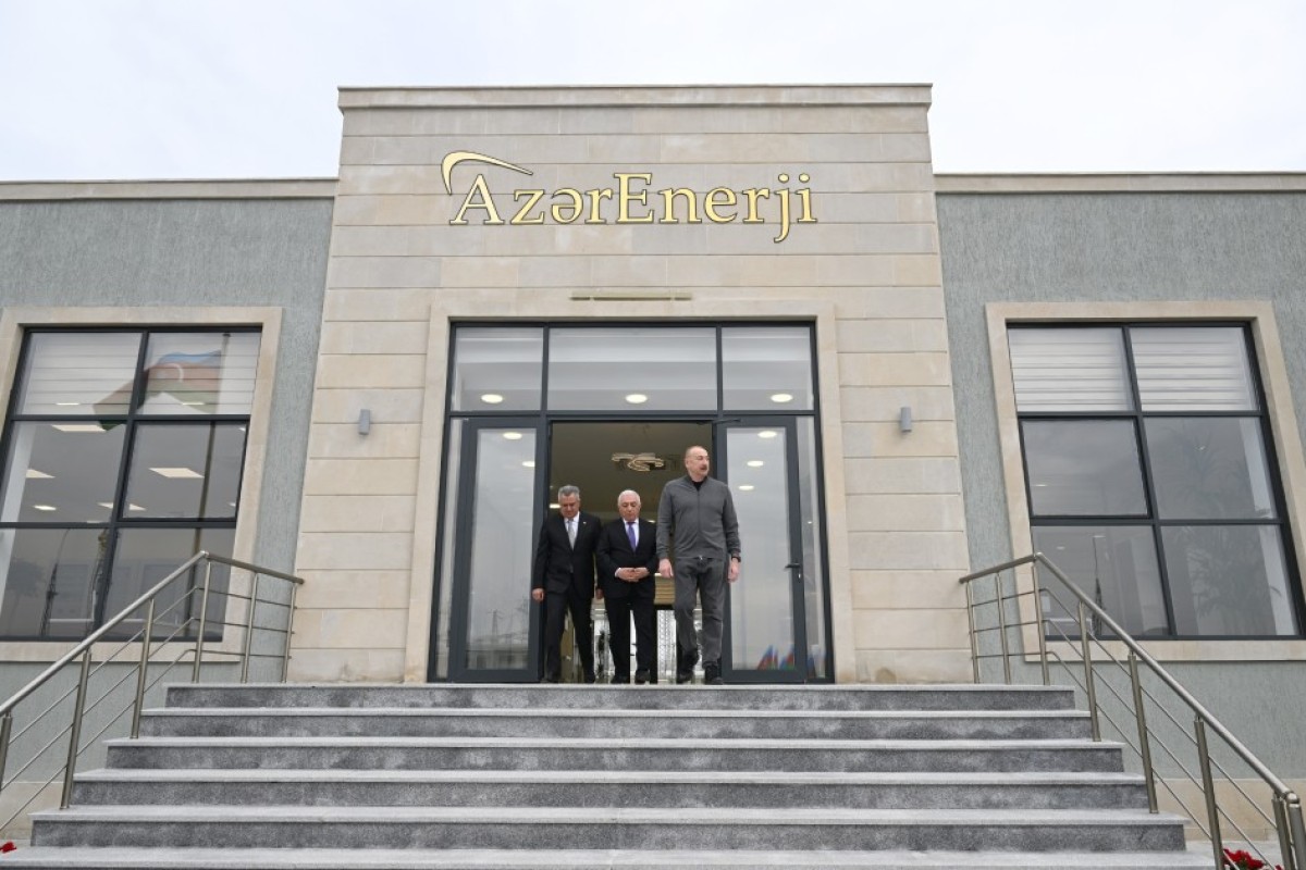 Президент Азербайджана открыл новый энергетический объект-ФОТО 