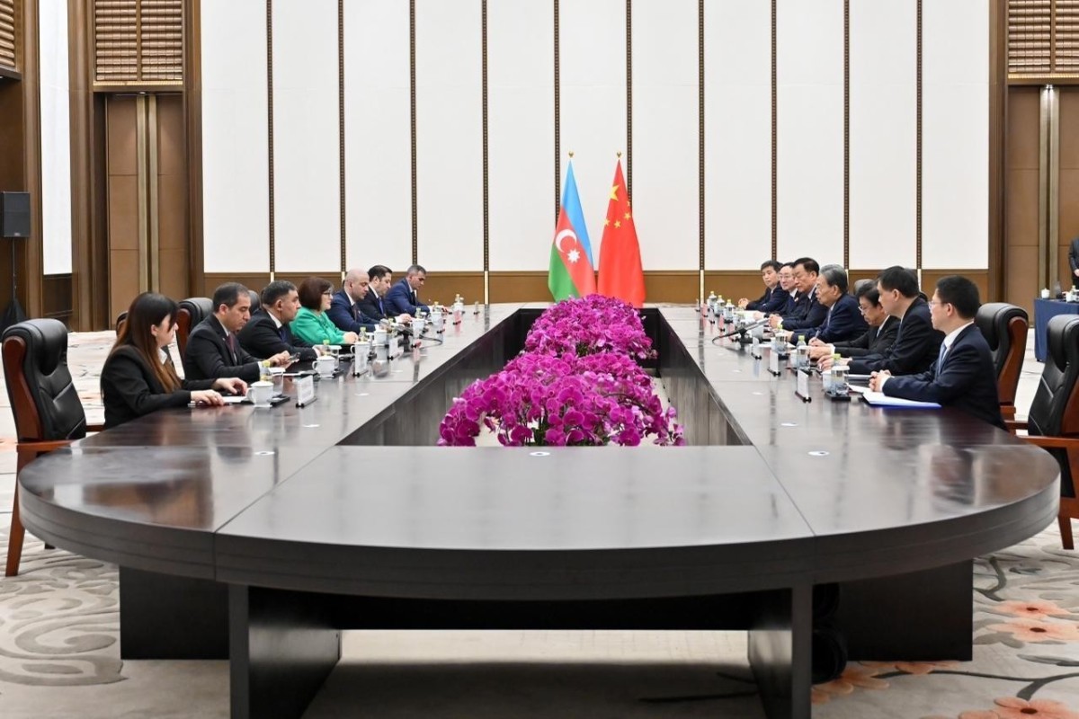 В Пекине прошли переговоры глав парламентов Азербайджана и Китая-ФОТО 