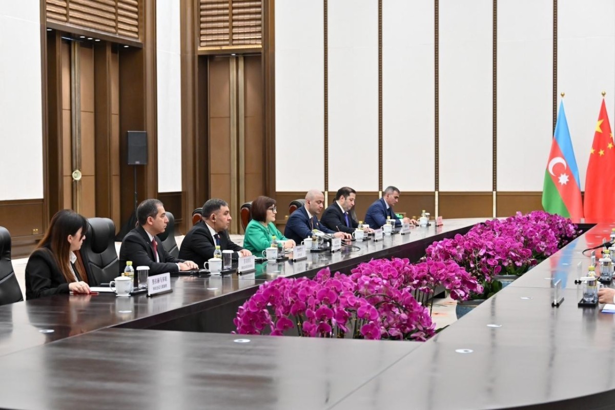 В Пекине прошли переговоры глав парламентов Азербайджана и Китая-ФОТО 