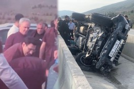 Афлатун Амашов попал в ДТП на дороге Баку–Шамаха: угрозы для жизни нет