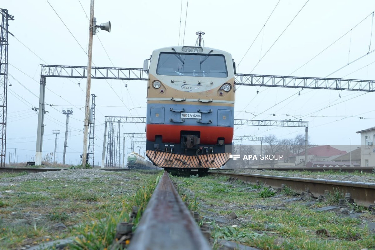 Поезд с гумпомощью из РФ покинул станцию «Гарадаг» и следует в Иран -ФОТО -ОБНОВЛЕНО 