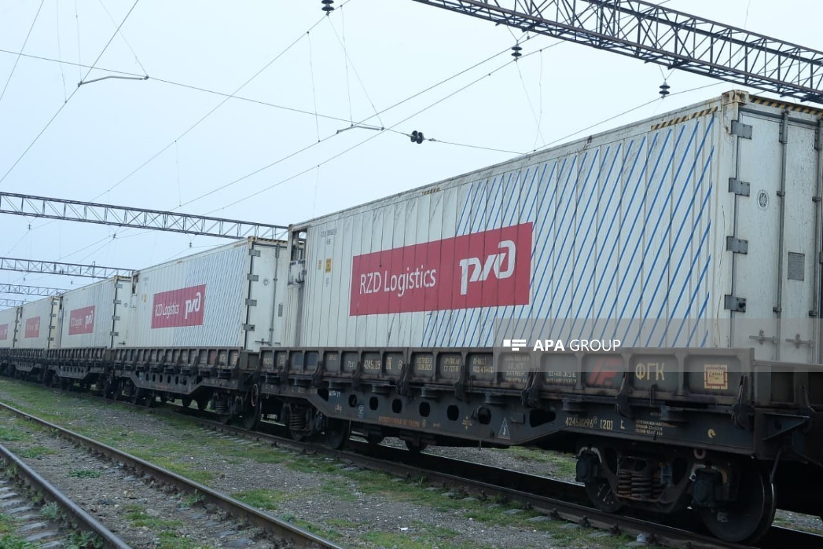 Поезд с гумпомощью из РФ покинул станцию «Гарадаг» и следует в Иран -ФОТО -ОБНОВЛЕНО 