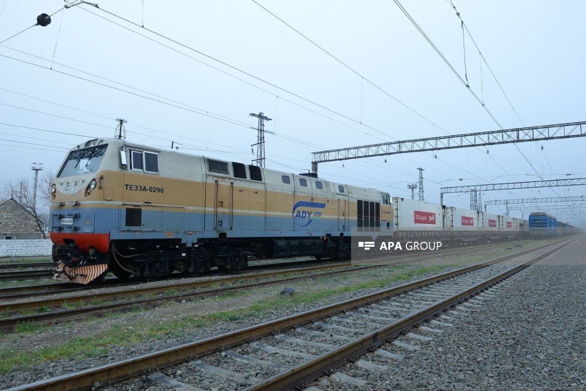 Поезд с гумпомощью из РФ покинул станцию «Гарадаг» и следует в Иран -ФОТО -ОБНОВЛЕНО 