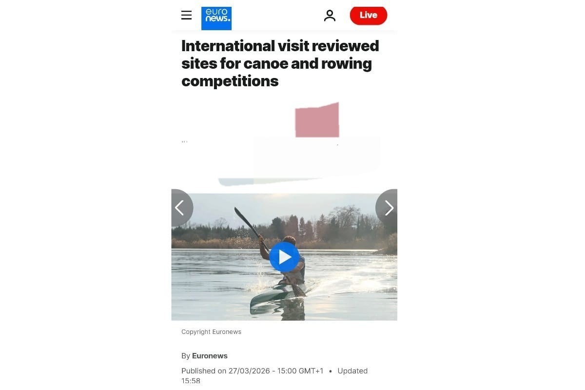 На "Euronews" вышел репортаж, посвящённый развитию гребли в Азербайджане