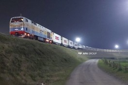 Состав с гумпомощью РФ отправлена из Астары в Иран-ФОТО -ОБНОВЛЕНО 