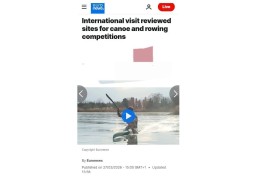На "Euronews" вышел репортаж, посвящённый развитию гребли в Азербайджане