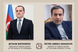 Министры иностранных дел Азербайджана и Ирана провели телефонный разговор