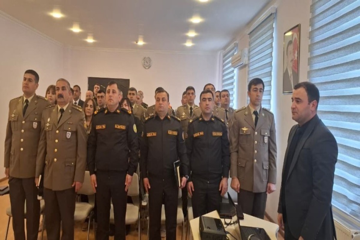 В МЧС почтили память жертв геноцида азербайджанцев-ФОТО 