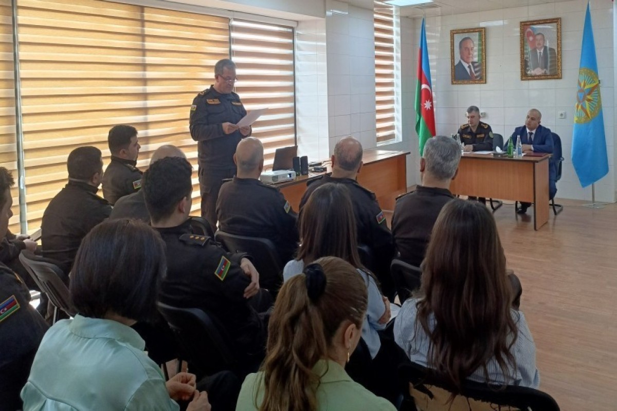 В МЧС почтили память жертв геноцида азербайджанцев-ФОТО 