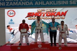В МЧС прошла встреча с победителями чемпионата мира по каратэ-ФОТО 