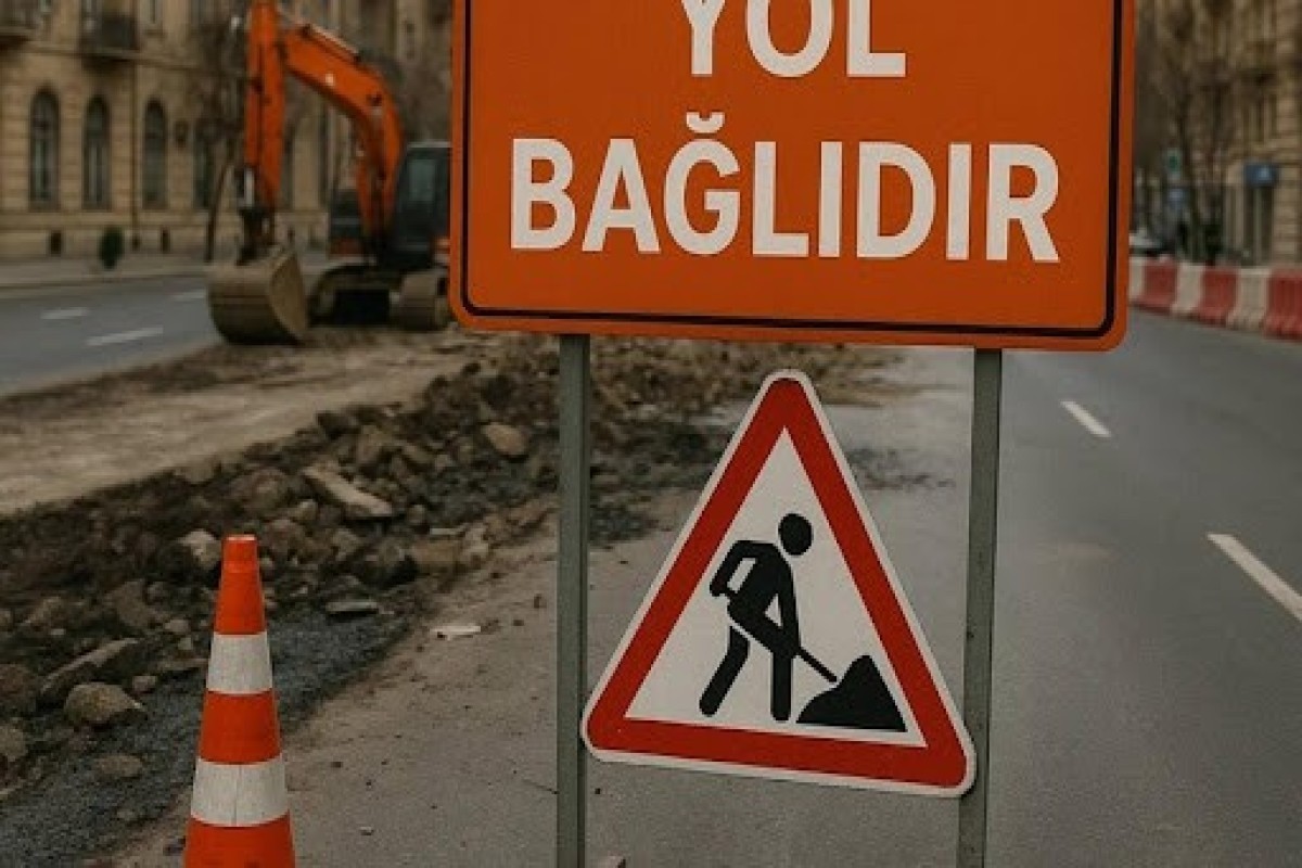 На одной из улиц Баку 5 дней закроют движение для транспорта-ФОТО 