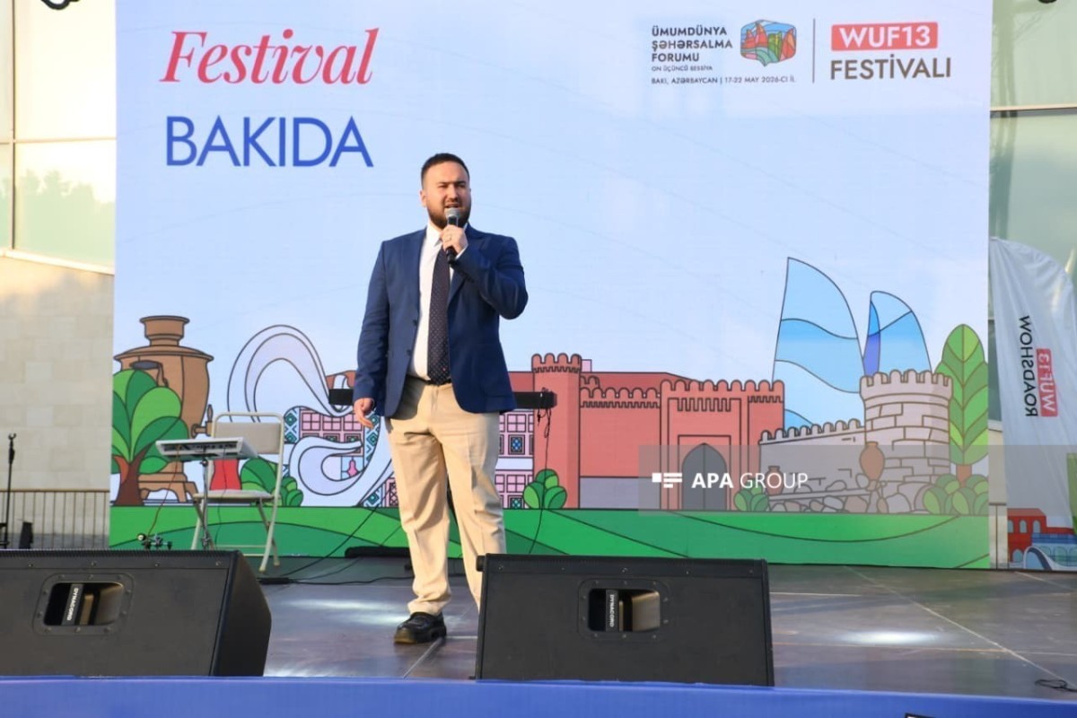На Бакинском бульваре прошла общественная программа WUF13-ФОТО 