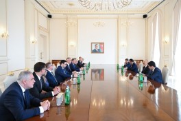 Ильхам Алиев принял делегацию Нацсовета Словакии