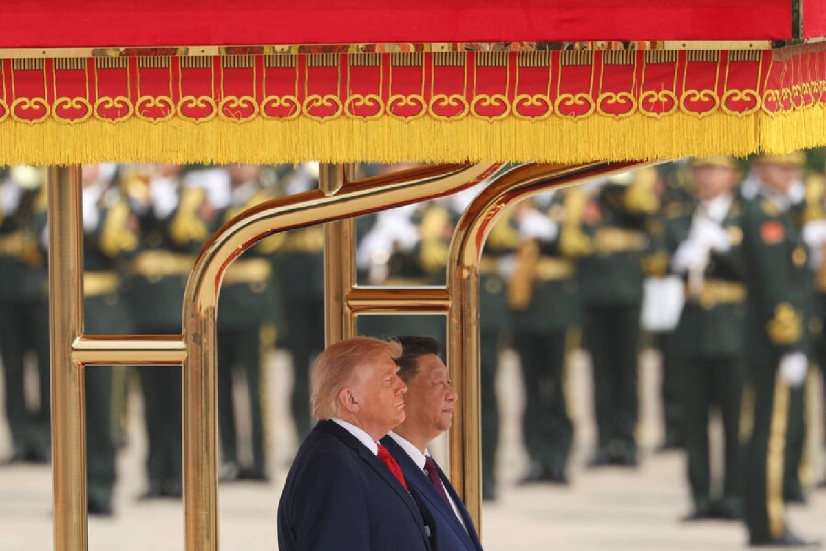 Президент США Дональд Трамп, председатель КНР Си Цзиньпин