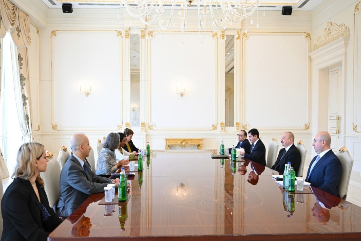 Ильхам Алиев принял исполнительного директора UN-Habitat-ФОТО 