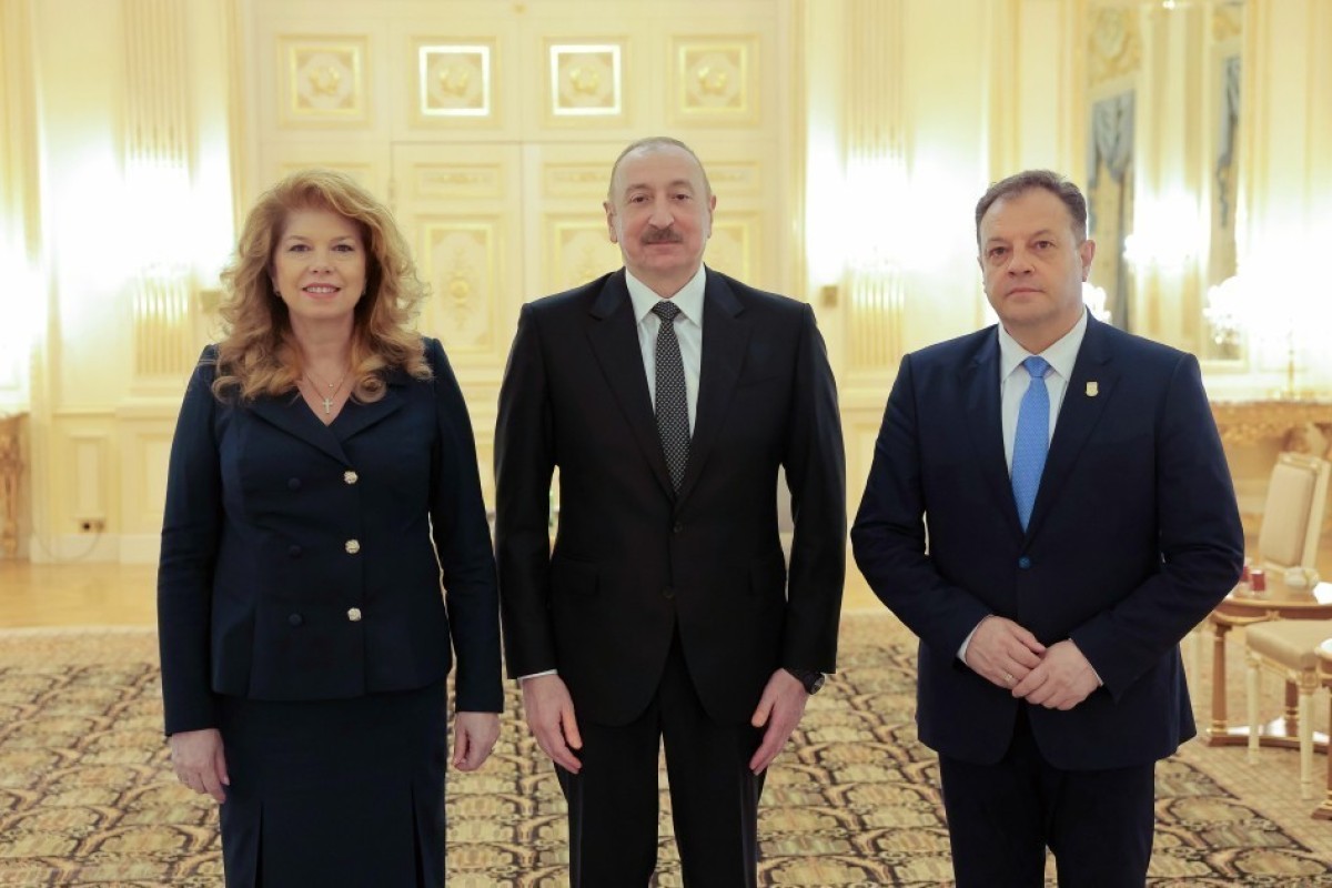 Президент Ильхам Алиев встретился лидером Болгарии-ФОТО 