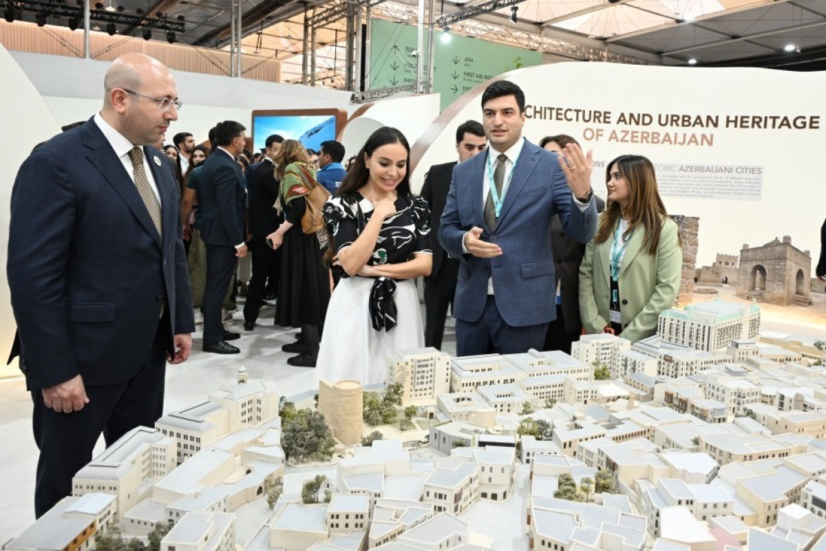 Лейла Алиева и Арзу Алиева ознакомились с выставкой Urban Expo-ФОТО 