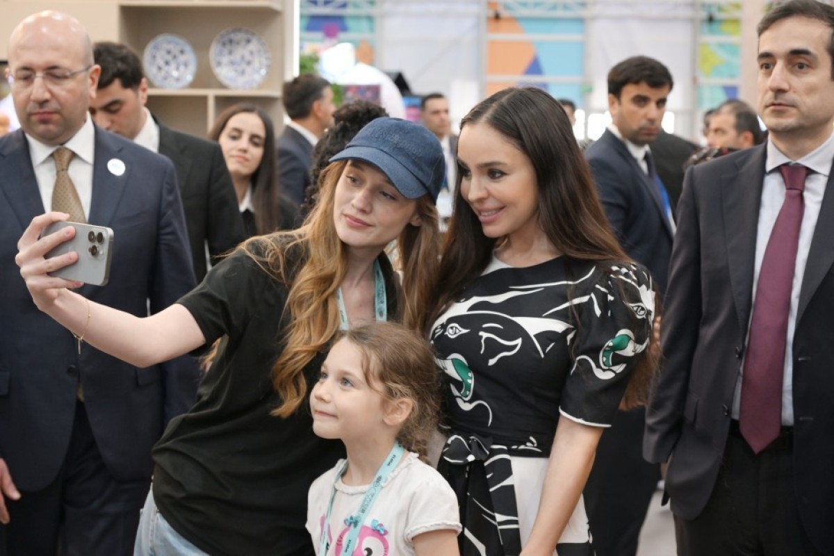 Лейла Алиева и Арзу Алиева ознакомились с выставкой Urban Expo-ФОТО 