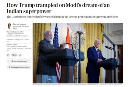 The Telegraph: политика Трампа осложняет амбиции Индии