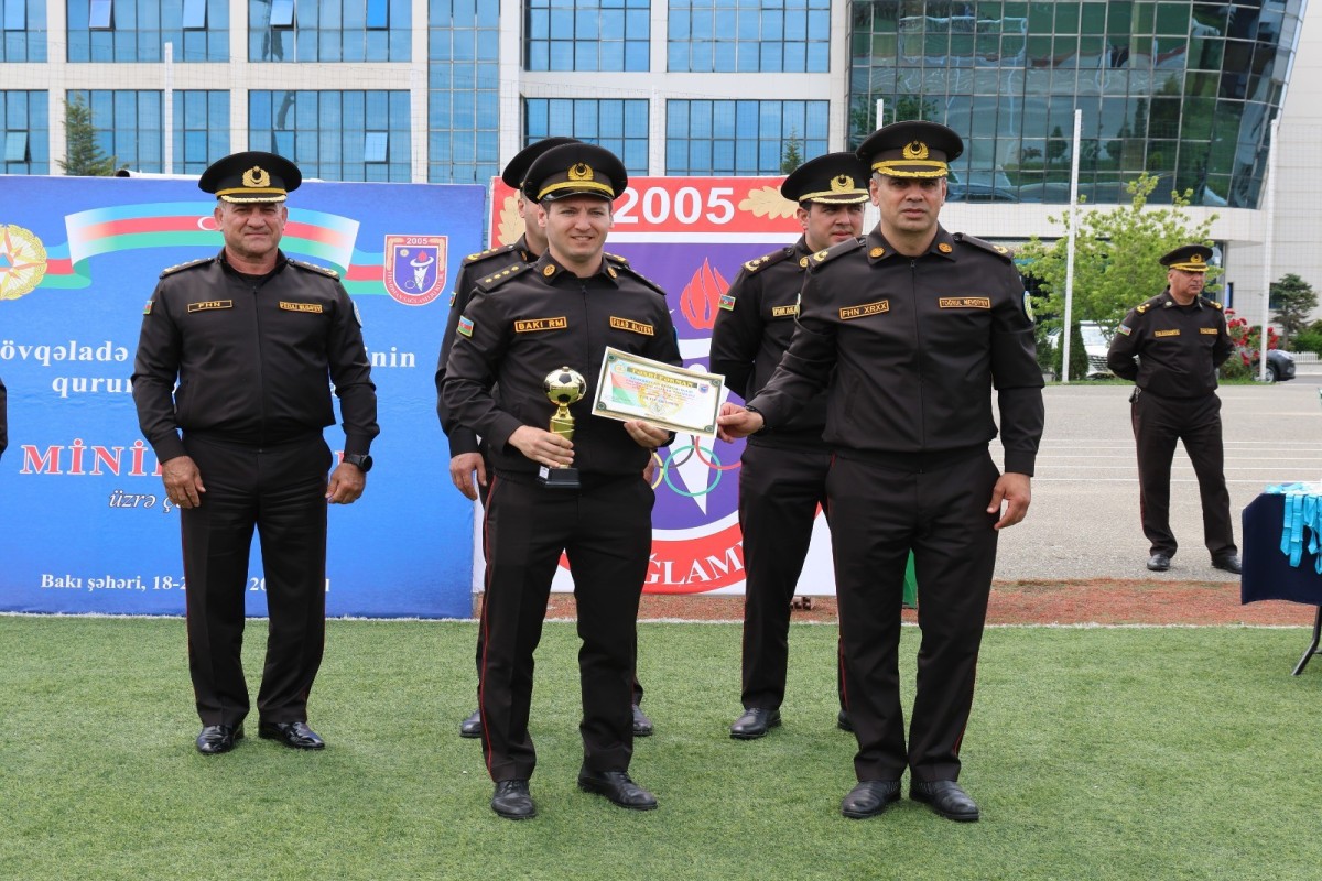 В МЧС подвели итоги чемпионата по мини-футболу-ФОТО 
