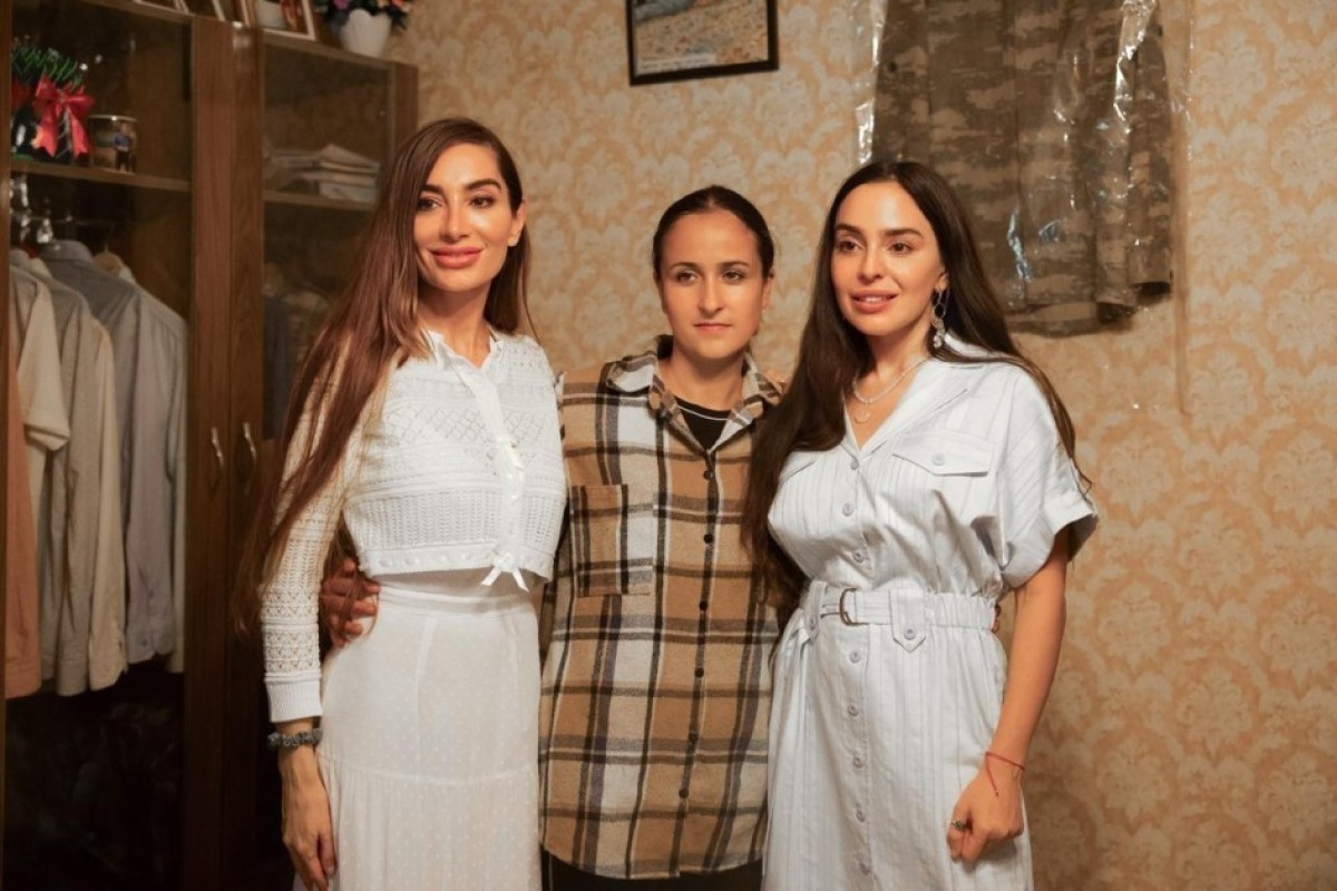 Лейла Алиева и Арзу Алиева посетили в Лянкяране семью шехида