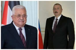 Махмуд Аббас поздравил Президента Ильхама Алиева