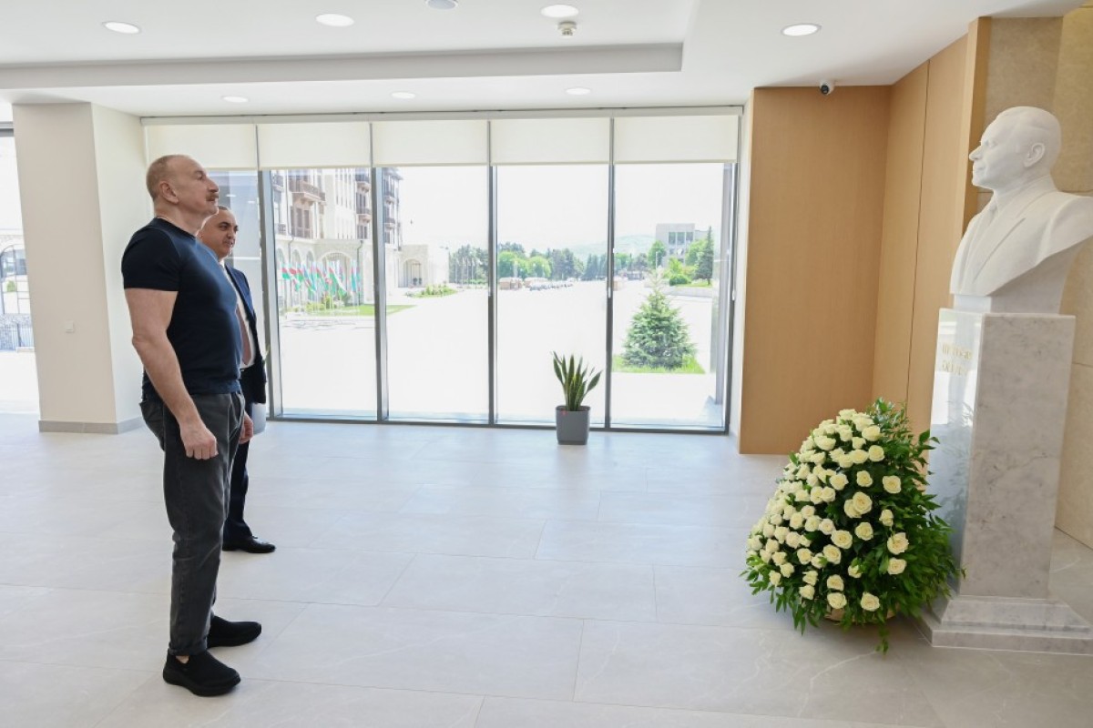 Президент Азербайджана посетил обновленный Центр культуры в Ханкенди-ФОТО 