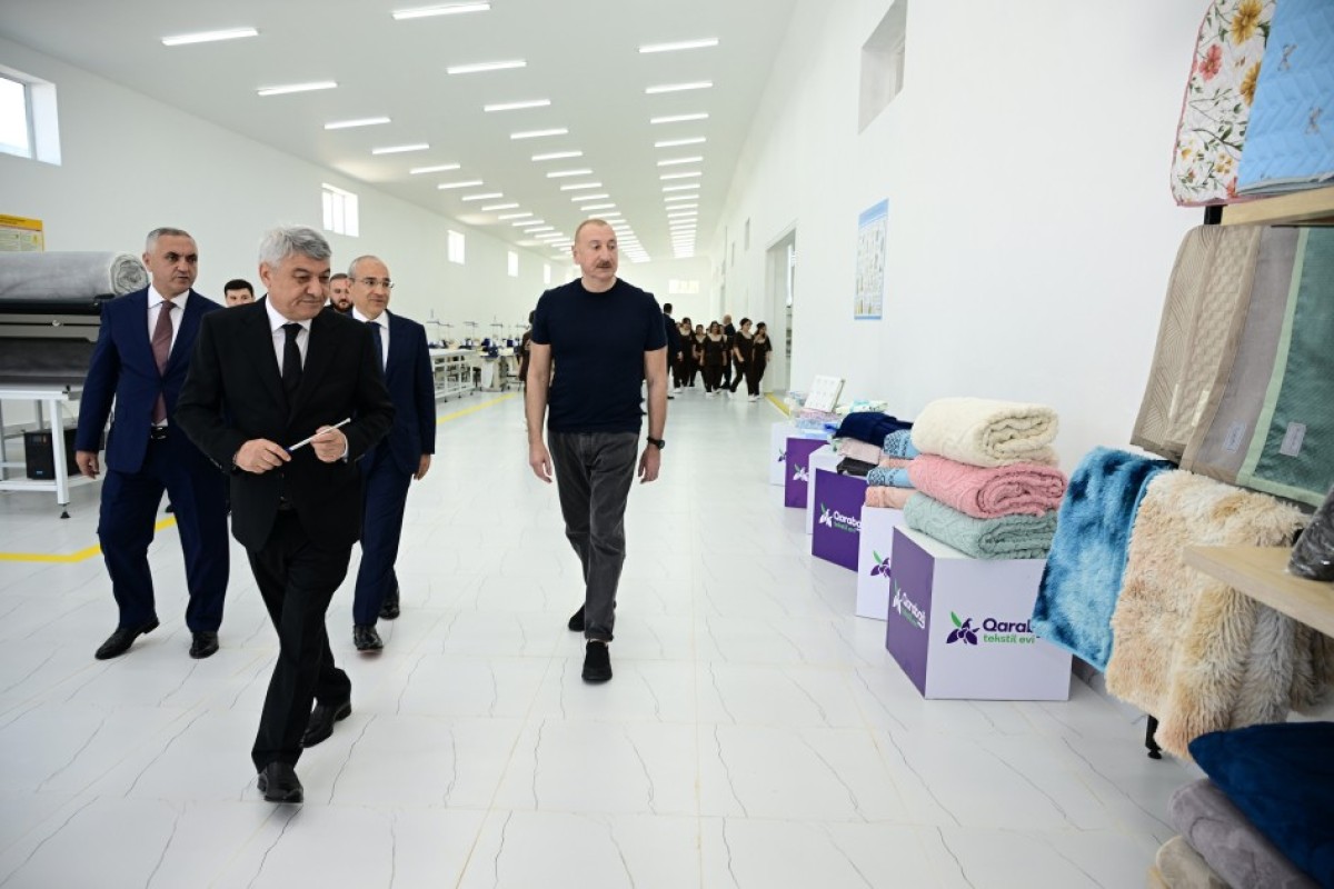 В Карабахе запущено новое текстильное производство-ФОТО 
