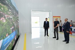 Ильхам Алиев открыл новое промышленное предприятие в Ханкенди