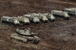 Израильские танки продвигаются к Набатии на юге Ливана 