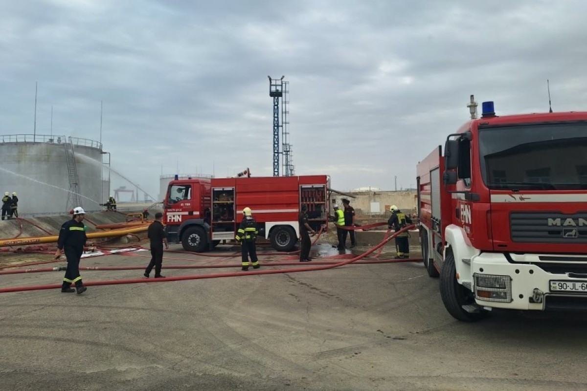 На объекте SOCAR в Гарадаге прошли масштабные пожарные учения-ФОТО 