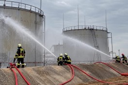 На объекте SOCAR в Гарадаге прошли масштабные пожарные учения-ФОТО 