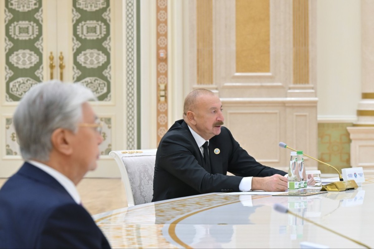 Президент: Азербайджан ведет совместную работу с Казахстаном и Узбекистаном по созданию зеленого энергетического коридора 