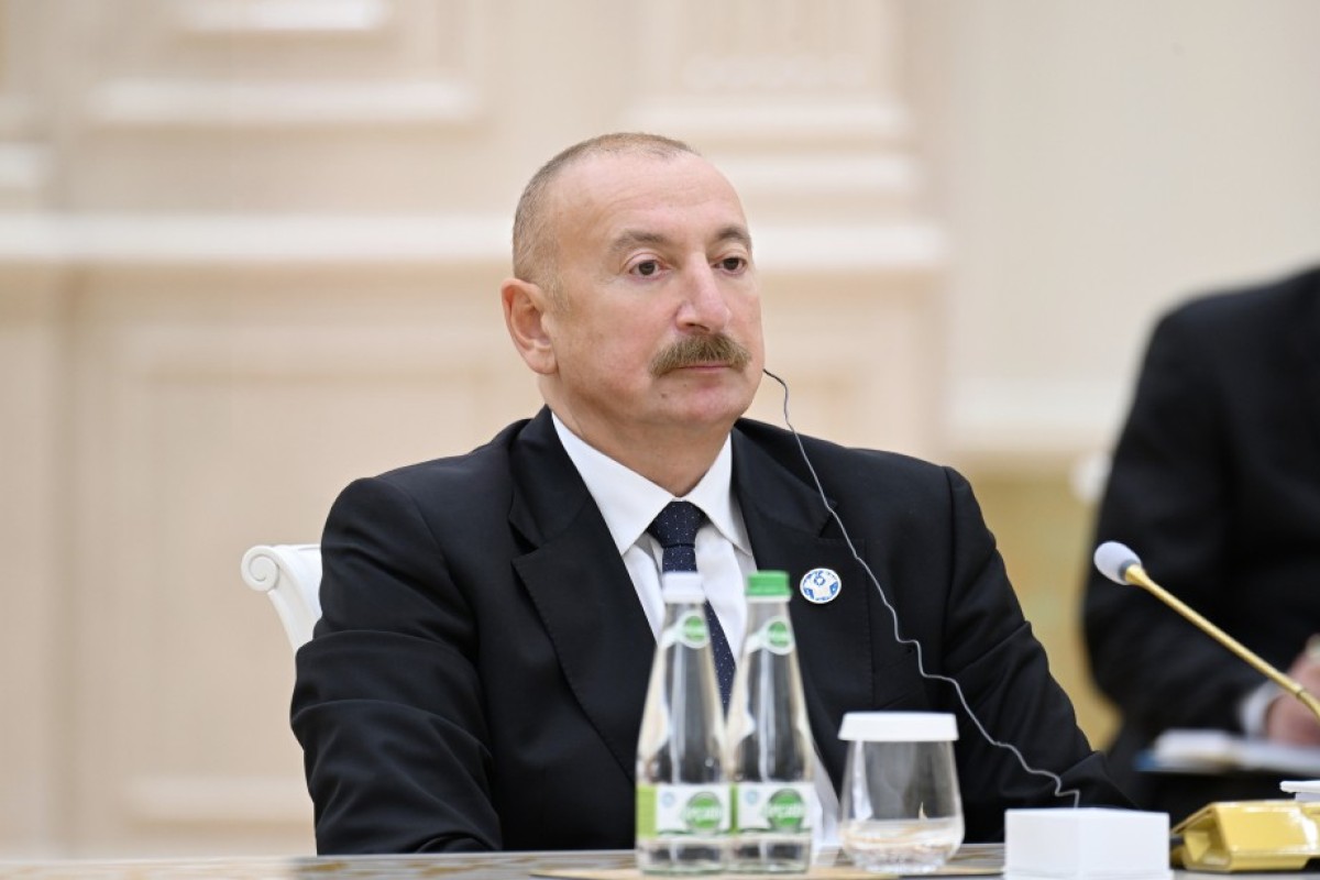Президент Азербайджана призвал создать постоянно действующий механизм по проблеме обмеления Каспия