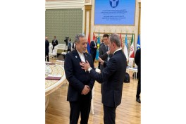Арагчи побеседовал с Байрамовым перед заседанием Совета глав государств СНГ-ВИДЕО 