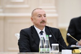 Президент Азербайджана призвал создать постоянно действующий механизм по проблеме обмеления Каспия 