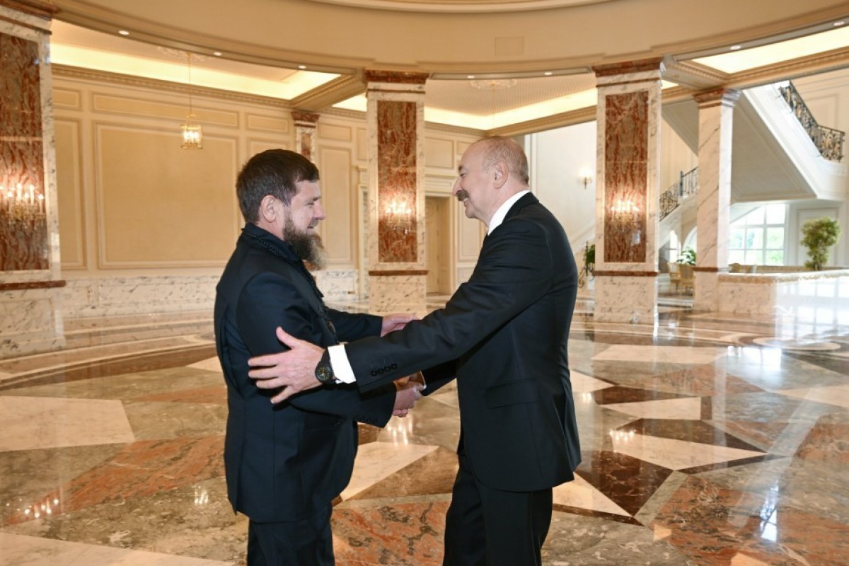 Ильхам Алиев принял Рамзана Кадырова-ФОТО 