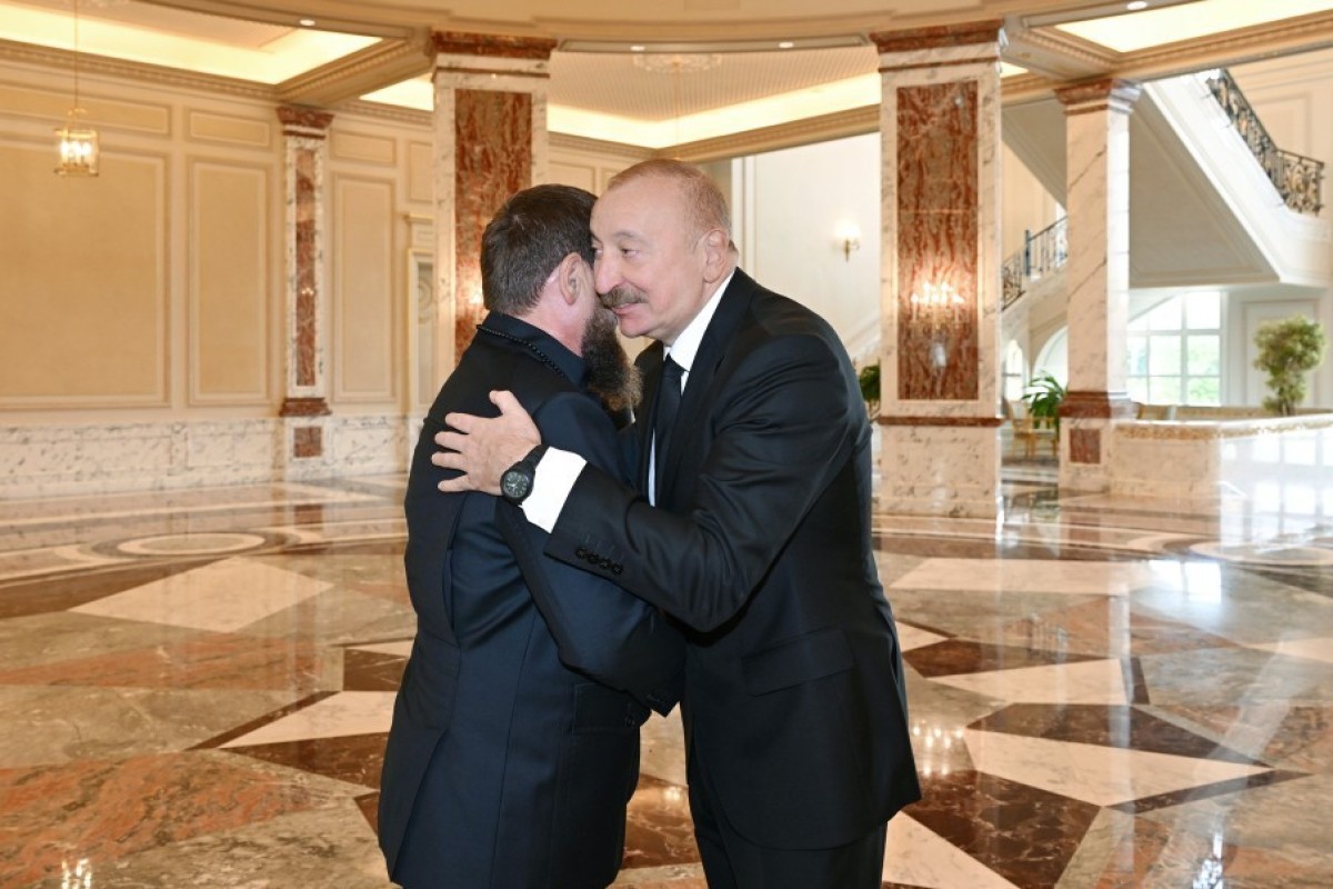 Ильхам Алиев принял Рамзана Кадырова-ФОТО 