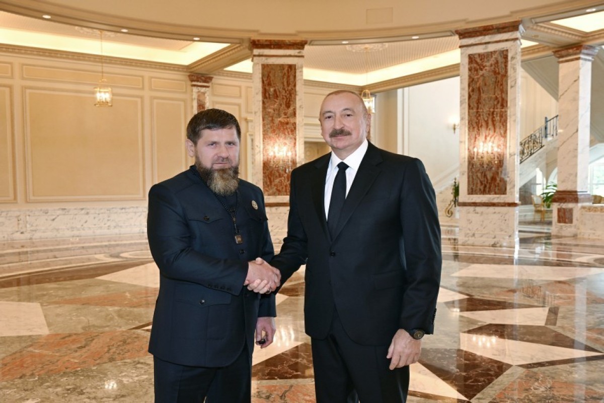 Ильхам Алиев принял Рамзана Кадырова-ФОТО 