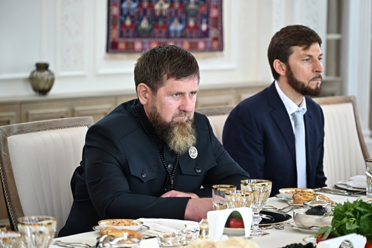 Ильхам Алиев и Рамзан Кадыров провели совместный обед-ФОТО 